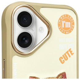 „Nimmy Cool&Cute 2.0“ katės dėklas, skirtas „iPhone 16“ – žalias
