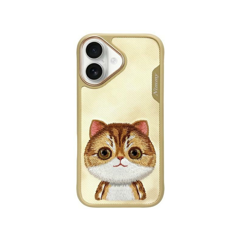 „Nimmy Big Eyed Pet 2.0“ katės dėklas, skirtas „iPhone 16“ – žalias