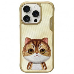 „Nimmy Big Eyed Pet 2.0“ katės dėklas, skirtas „iPhone 16 Pro“ – žalias