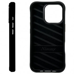 „Nimmy Cool&Cute 2.0“ šuns dėklas, skirtas „iPhone 16 Pro Max“ – juodas