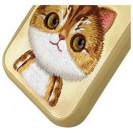 „Nimmy Big Eyed Pet 2.0“ katės dėklas, skirtas „iPhone 16 Pro Max“ – žalias