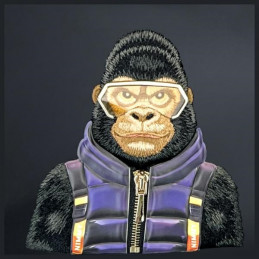 „Nimmy Cool&Cute 2.0 Gorilla“ rankinė per petį – juoda