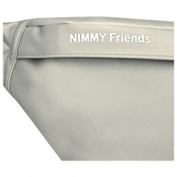 „Nimmy“ rankinė per petį – stilinga katės formos akiniai – pilka