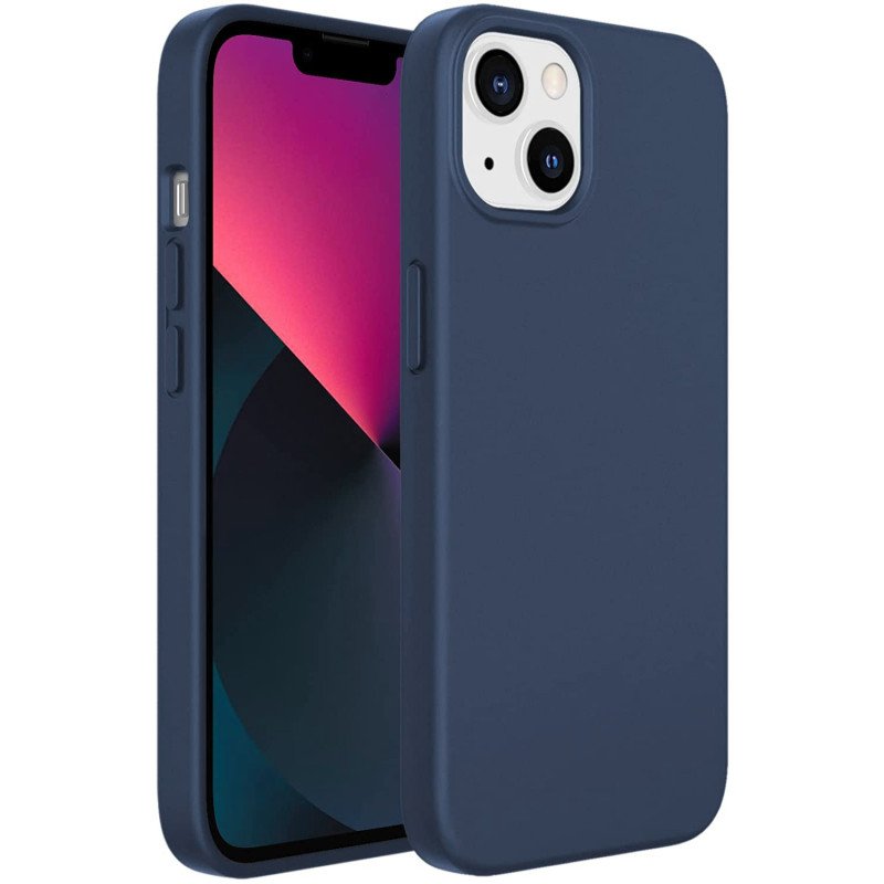 „Kingxbar PQY Silicone Series“ magnetinis dėklas, skirtas „iPhone 13 Pro Max“ silikono dėklo dangtelis mėlynas (suderina...