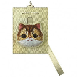 „Nimmy Big Eyed Pet 2.0“ katėms skirtas piniginės ir kortelių dėklas – smėlio spalvos