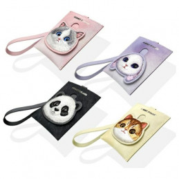 „Nimmy Big Eyed Pet 2.0“ katėms skirtas piniginės ir kortelių dėklas – smėlio spalvos