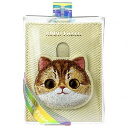 „Nimmy Big Eyed Pet 2.0“ katėms skirtas piniginės ir kortelių dėklas – smėlio spalvos