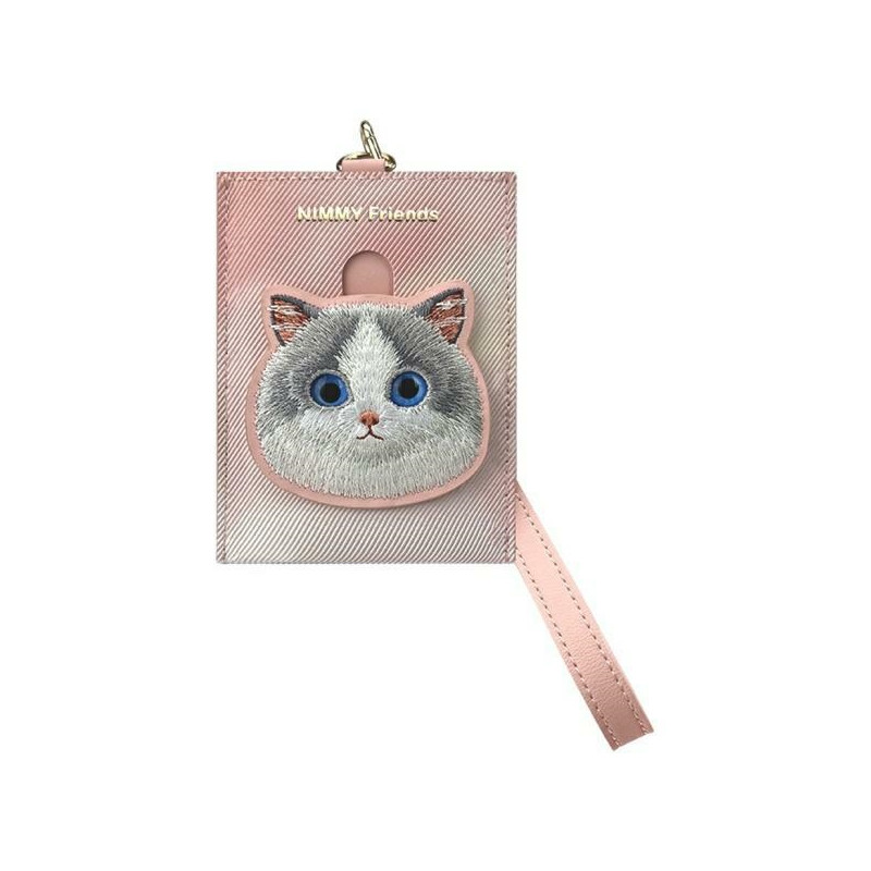 „Nimmy Big Eyed Pet 2.0“ katėms skirtas piniginės ir kortelių dėklas – rožinis