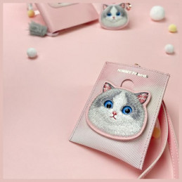 „Nimmy Big Eyed Pet 2.0“ katėms skirtas piniginės ir kortelių dėklas – rožinis