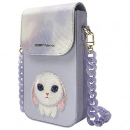 „Nimmy Big Eyed Pet 2.0“ telefono dėklas su triušio formos logotipu – violetinė