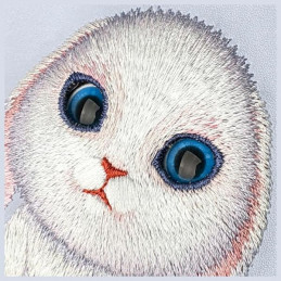 „Nimmy Big Eyed Pet 2.0“ telefono dėklas su triušio formos logotipu – violetinė
