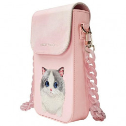 „Nimmy Big Eyed Pet 2.0“ telefono dėklas katei – rožinis