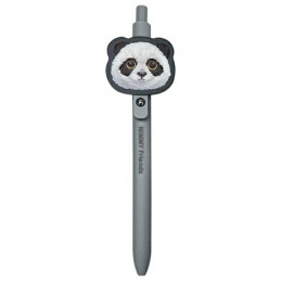 Nimmy Big Eyed Pet 2.0 Panda 2-in-1 užrašų knygelė + rašiklis - juoda