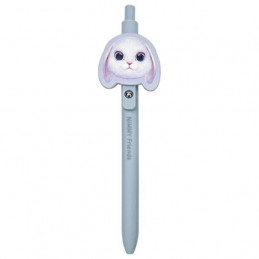 Nimmy Big Eyed Pet 2.0 Rabbit 2-in-1 užrašų knygelė + rašiklis - violetinė