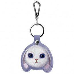 „Nimmy Big Eyed Pet 2.0“ triušio telefono dėklas + piniginė + sekimo dėklas – violetinė