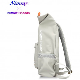 „Nimmy Cool&Cute 2.0“ nešiojamojo kompiuterio kuprinė su meškiuku – pilka