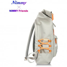 „Nimmy Cool&Cute 2.0“ nešiojamojo kompiuterio kuprinė su meškiuku – pilka
