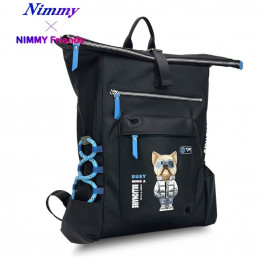 „Nimmy Cool&Cute 2.0“ šunų nešiojamojo kompiuterio kuprinė – juoda
