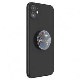 „Popsockets 2“ blizgučių ir vaivorykštės spalvos telefono laikiklis ir stovas