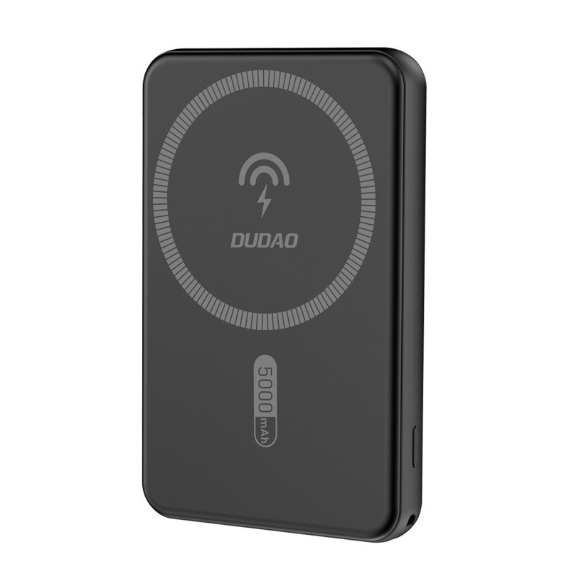 Dudao K14S USB-C / MagSafe belaidis maitinimo blokas 20W 5000mAh - juodas