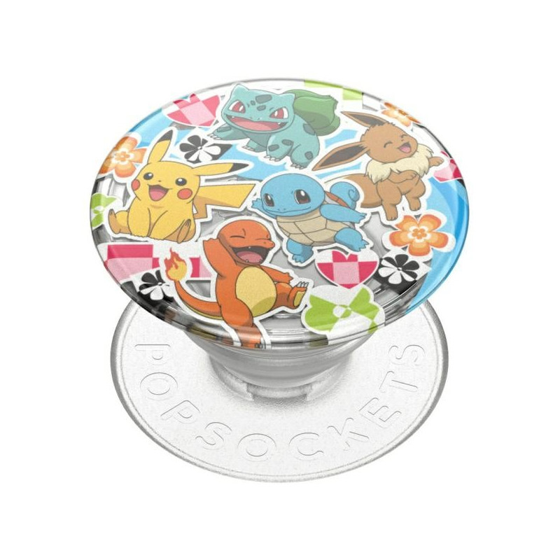 „Popsockets 2 Pokemon“ kelių spalvų permatomas laikiklis ir telefono stovas