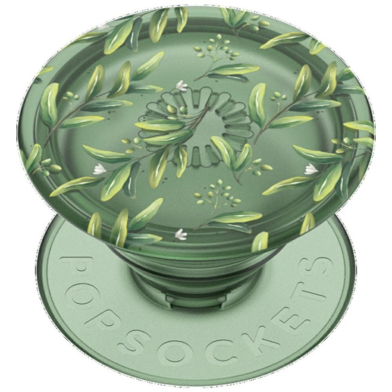 „Popsockets PlantCore Grip Olive“ ir telefono stovas