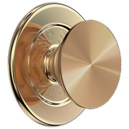 „Popsockets“ apvalus radialinis aukso spalvos aliuminio „MagSafe“ laikiklis ir telefono stovas