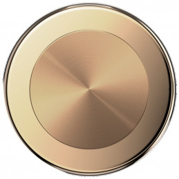 „Popsockets“ apvalus radialinis aukso spalvos aliuminio „MagSafe“ laikiklis ir telefono stovas
