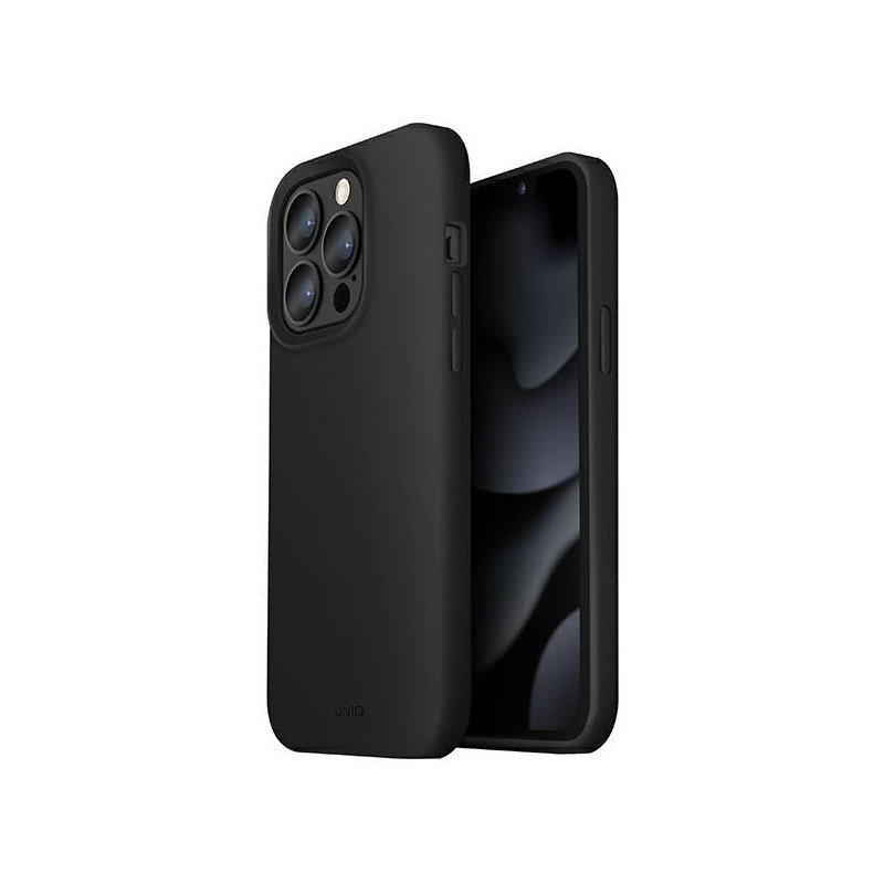 Uniq Lino dėklas, skirtas iPhone 13 Pro Max - juodas