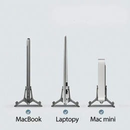 SODI SMS-300 gravitacinis stovas „MacBook“SMS-300 – sidabrinis