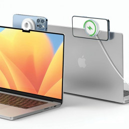 SODI BM-300 indukcinis laikiklis „MacBook“ – baltas