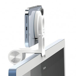 SODI BM-330 3 viename indukcinis daugiafunkcis laikiklis „iMac“ – baltas