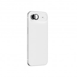 „AMAZINGTHING“ objektyvo stiklas, skirtas „iPhone 17 Air“ su juodu aliuminio rėmeliu