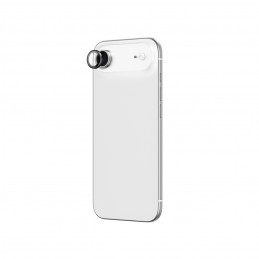 „AMAZINGTHING“ objektyvo stiklas, skirtas „iPhone 17 Air“ su juodu aliuminio rėmeliu