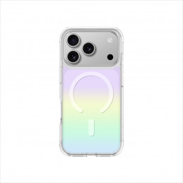 NUOSTABUS Minimalistinis „Mag“ dėklas, skirtas „iPhone 17 Pro“, suderinamas su „MagSafe“ vaivorykštės spalvos – daugiasp...