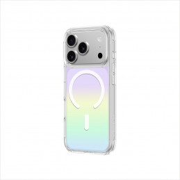 NUOSTABUS Minimalistinis „Mag“ dėklas, skirtas „iPhone 17 Pro“, suderinamas su „MagSafe“ vaivorykštės spalvos – daugiasp...
