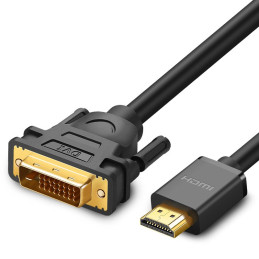 Ugreen kabelis HDMI – DVI 4K 60Hz 30AWG 1m juodas (30116)