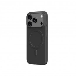 NUOSTABUS Minimalus oro dėklas, skirtas „iPhone 17 Pro“, suderinamas su „MagSafe“ – juodas