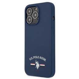 JAV Polo Assn byla Silikono kolekcija, skirta iPhone 13 Pro Max – tamsiai mėlyna