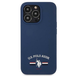 JAV Polo Assn byla Silikono kolekcija, skirta iPhone 13 Pro Max – tamsiai mėlyna