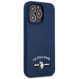 JAV Polo Assn byla Silikono kolekcija, skirta iPhone 13 Pro Max – tamsiai mėlyna