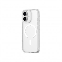 NUOSTABUS „Titan Pro“ dėklas, skirtas „iPhone 17“, suderinamas su „MagSafe“ – skaidrus