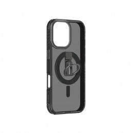 „AMAZINGTHING Titan Pro Grip Ring“ dėklas, skirtas „iPhone 17“, suderinamas su „MagSafe“ – juodas