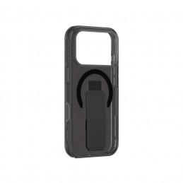 NUOSTABUS „Titan Pro“ laikiklis, skirtas „iPhone 17 Pro Max“, suderinamas su „MagSafe“ – juodas