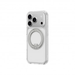 NUOSTABUS „Titan Pro MagSpin“ dėklas, skirtas „iPhone 17 Pro Max“, suderinamas su „MagSafe“ – pilkas