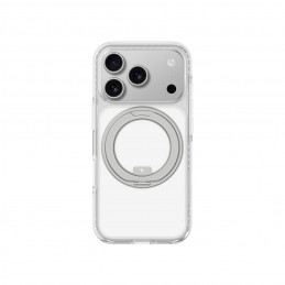 NUOSTABUS „Titan Pro MagSpin“ dėklas, skirtas „iPhone 17 Pro“, suderinamas su „MagSafe“ – pilkas