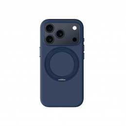 NUOSTABUS „Cloudie“ „iPhone 17 Pro Max“ dėklas su stovu – mėlynas