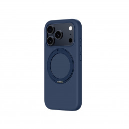 NUOSTABUS „Cloudie“ „iPhone 17 Pro Max“ dėklas su stovu – mėlynas
