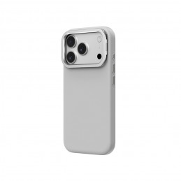 NUOSTABUS „Glamour iPhone 17 Pro Max“ dėklas su stovu – pilkas