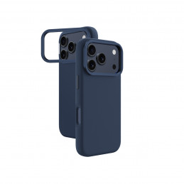 NUOSTABUS „Glamour iPhone 17 Pro Max“ dėklas su stovu – mėlynas